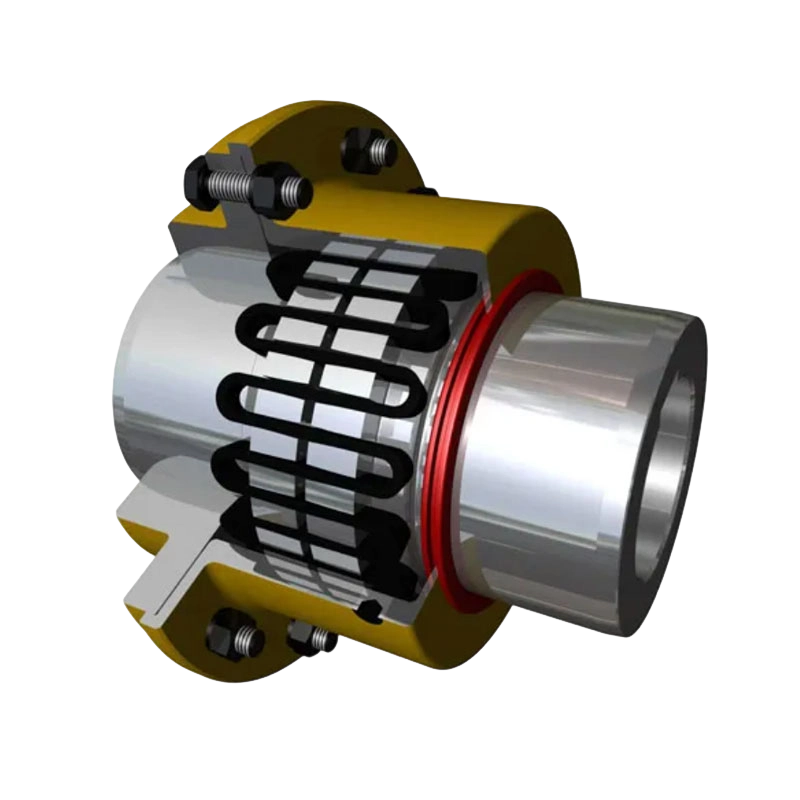 Bağlantı mili ile T70 yılan yay kaplin